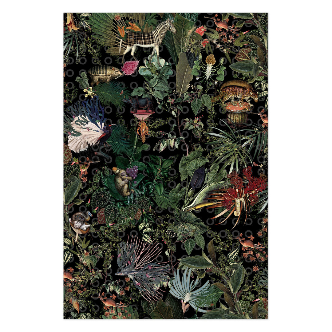 Menagerie of Extinct Animals Rug Rugs Moooi Raven Polyamide