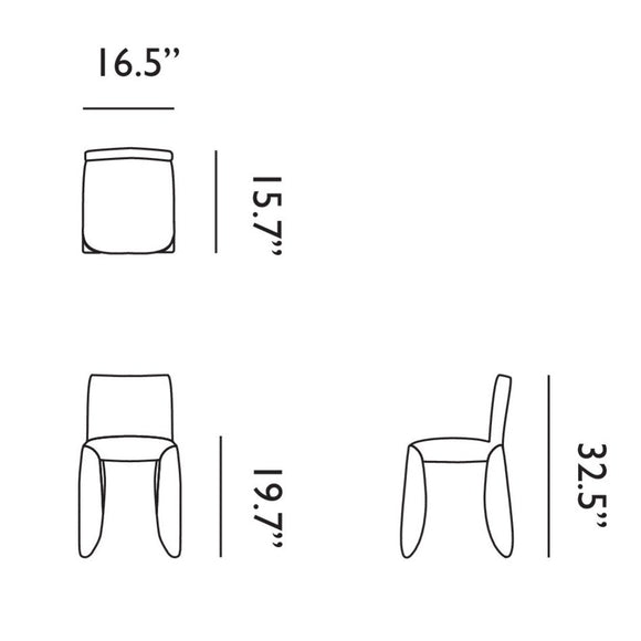 Monster Armless Chair Chairs Moooi