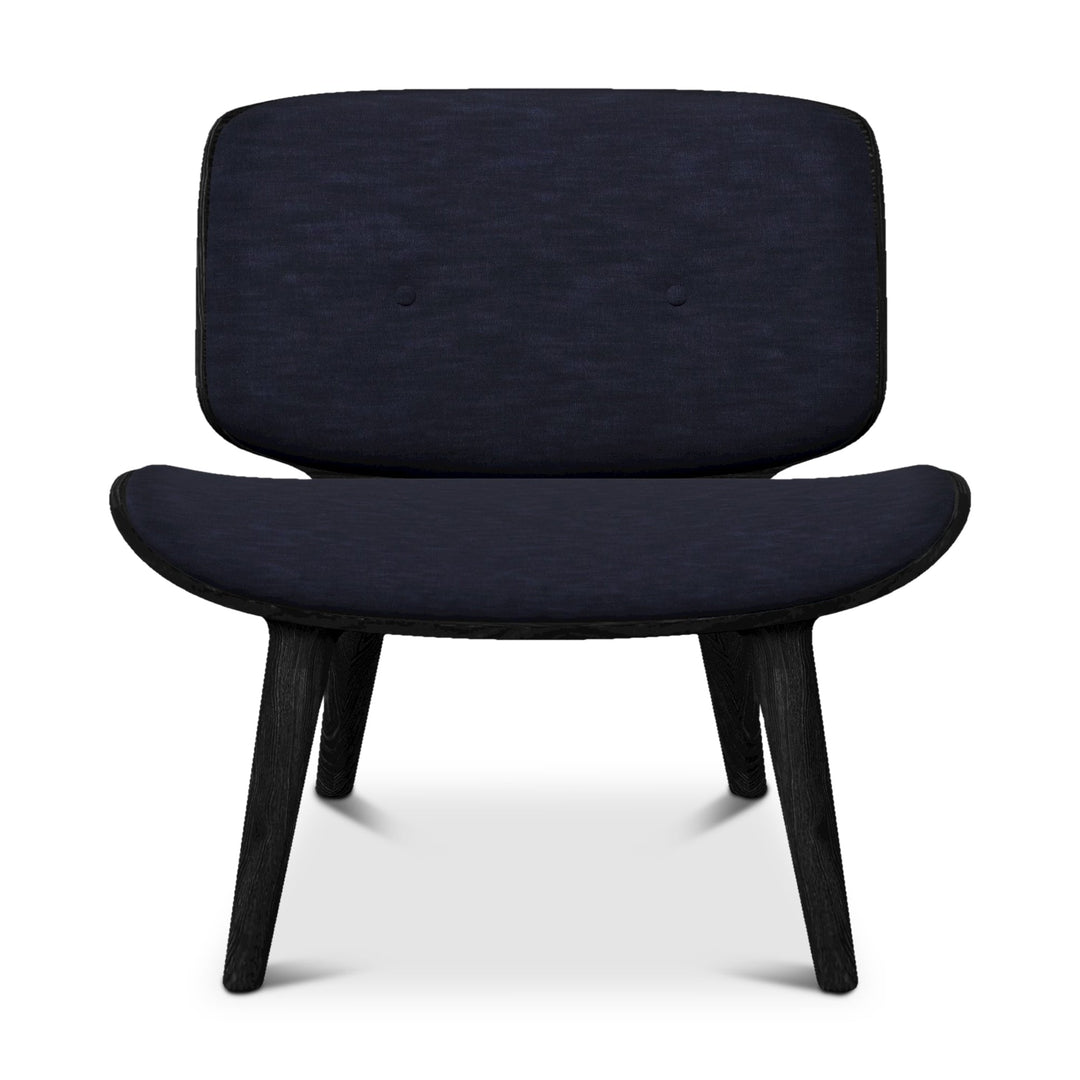 Nut Lounge Chair Chairs Moooi Black / Denim Indigo