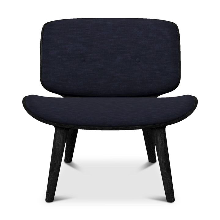 Nut Lounge Chair Chairs Moooi Black / Denim Indigo