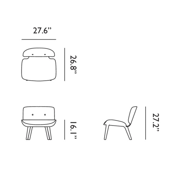 Nut Lounge Chair Chairs Moooi