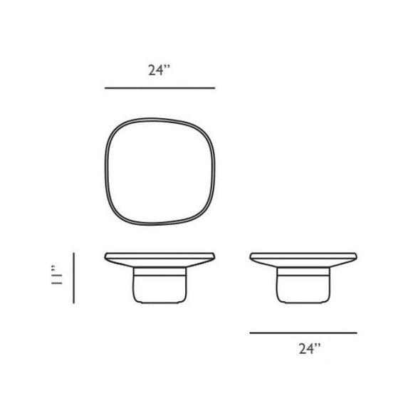Obon Square Coffee Table Tables Moooi