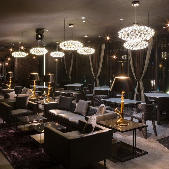 Raimond II Zafu Suspended Lamp Lighting Moooi