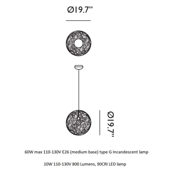 Random II Pendant Light Lighting Moooi
