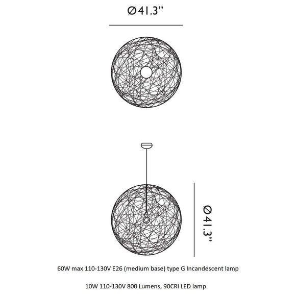 Random II Pendant Light Lighting Moooi