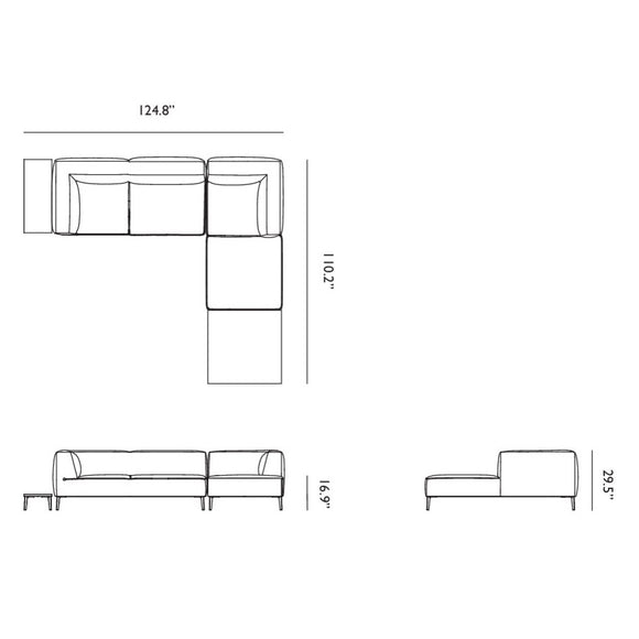 Sofa So Good with Chaise Lounge Set Sofas Moooi