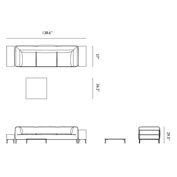 Sofa So Good Triple Seater Set Sofas Moooi