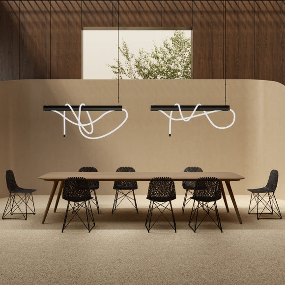 Tubelight Linear Pendant Light Moooi