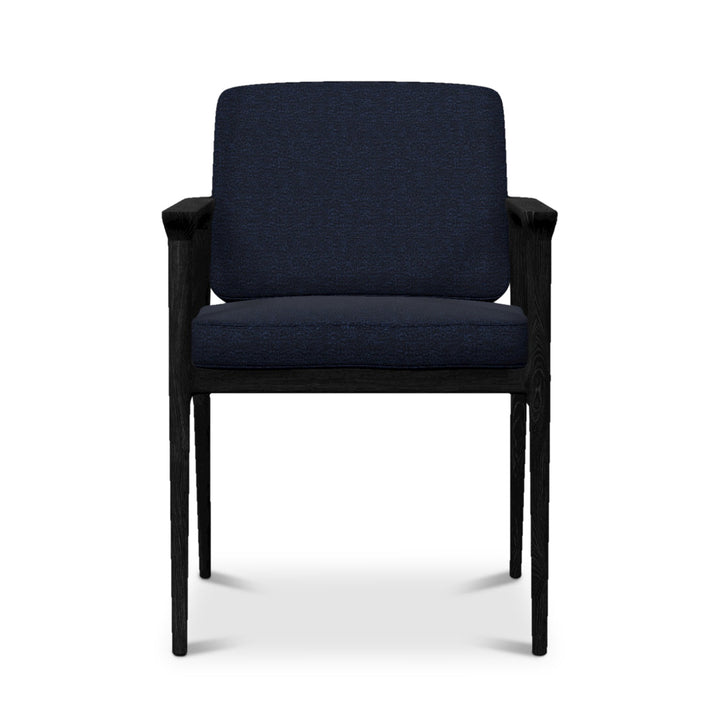 Zio Dining Chair Chairs Moooi Bearded Leopard Jacquard Blue / Black