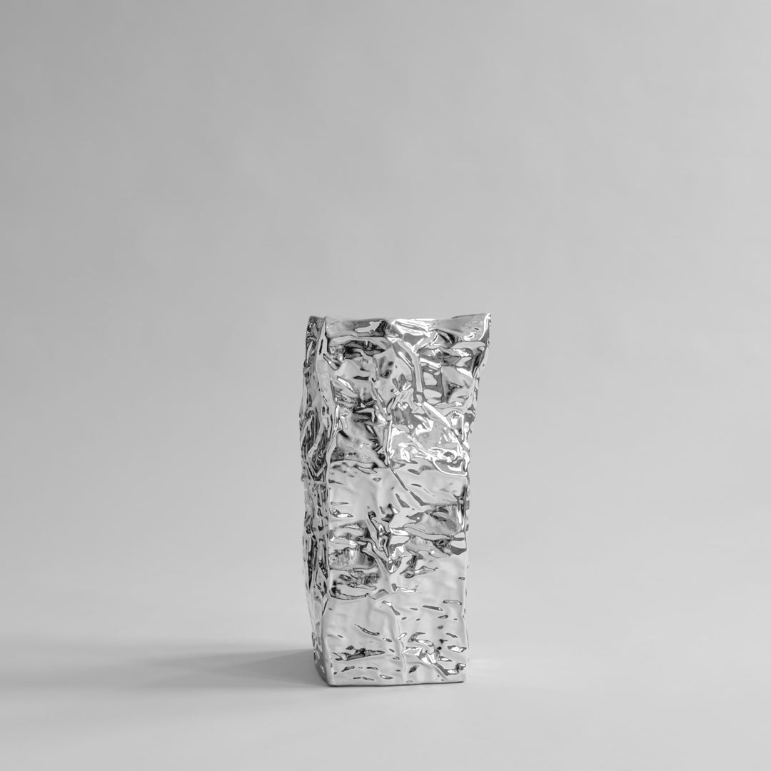 KAMI VASE BIG - CHROME Vases 101 Copenhagen   