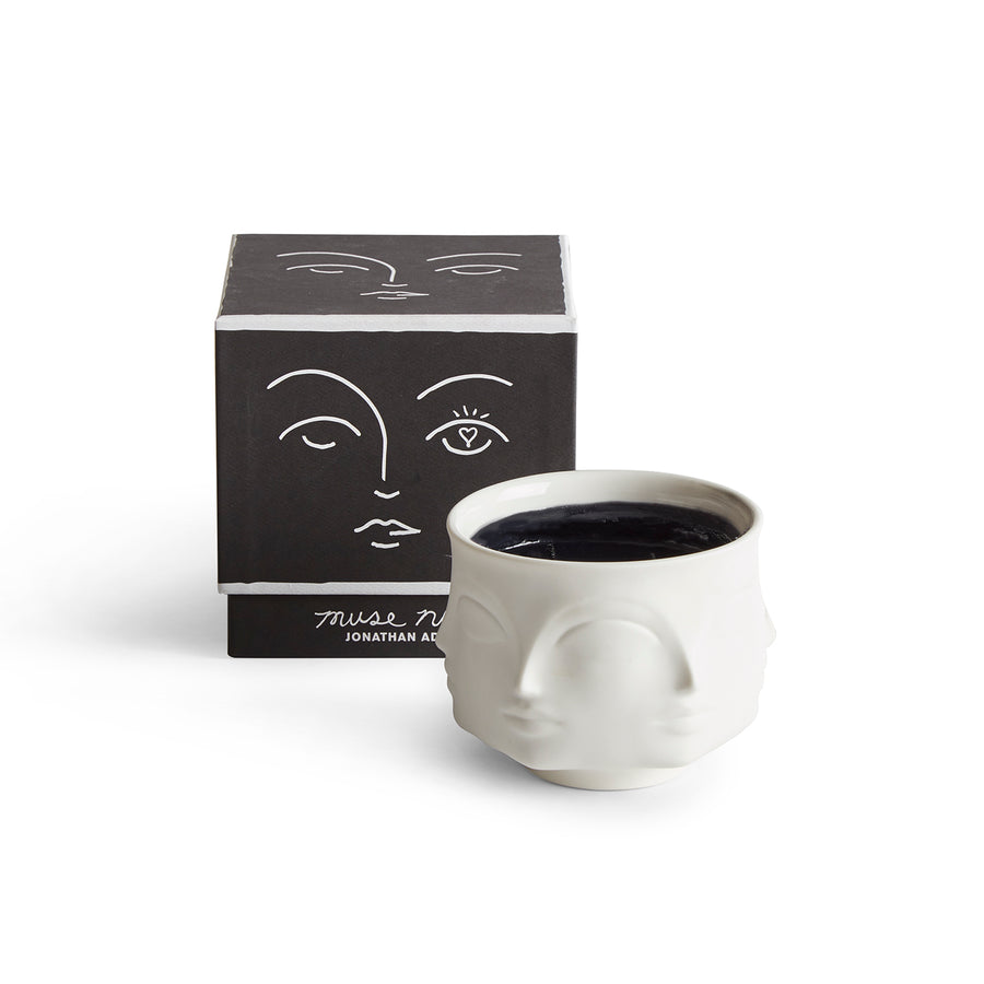 Muse Noir Ceramic Candle Jonathan Adler