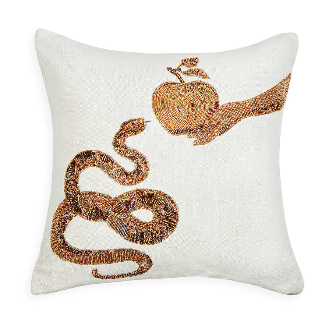 Muse Snake & Apple Pillow Jonathan Adler
