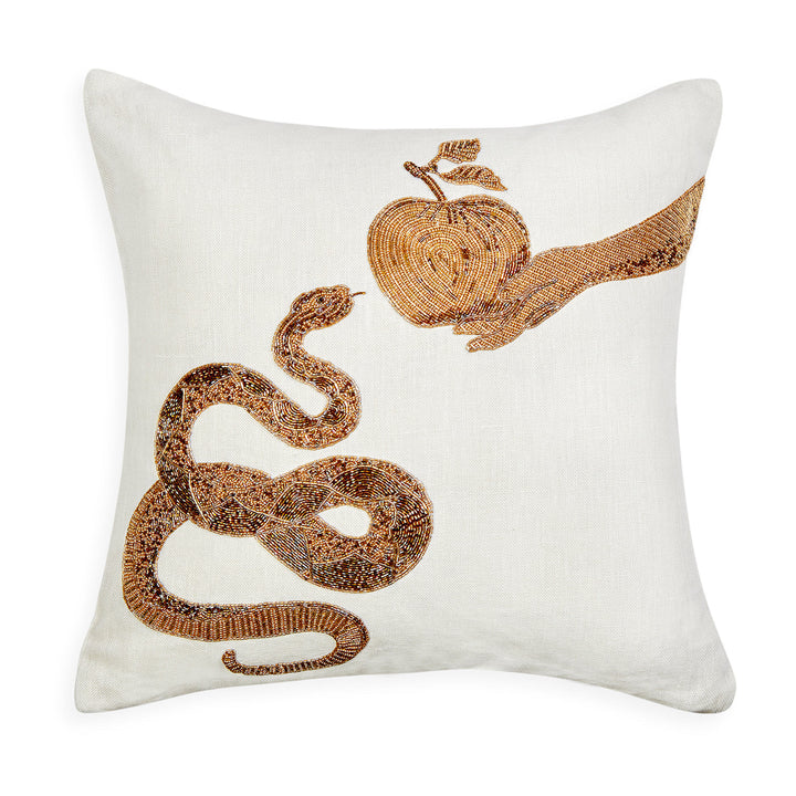 Muse Snake & Apple Pillow Jonathan Adler