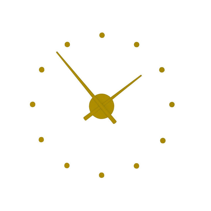 Oj Wall Clock Wall Clocks Nomon Mustard Mini: 19.7 in width
