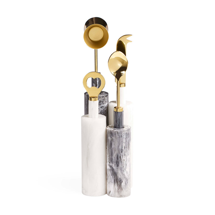 Como Black & White Barware Set Jonathan Adler Default Title