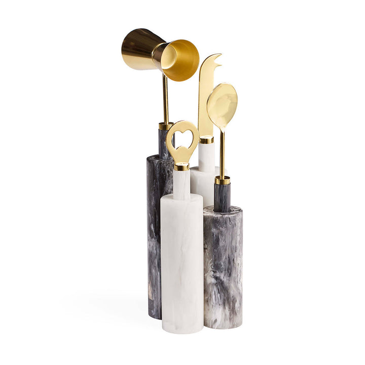 Como Black & White Barware Set Jonathan Adler