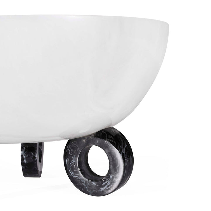 Como Black & White Disc Bowl Jonathan Adler