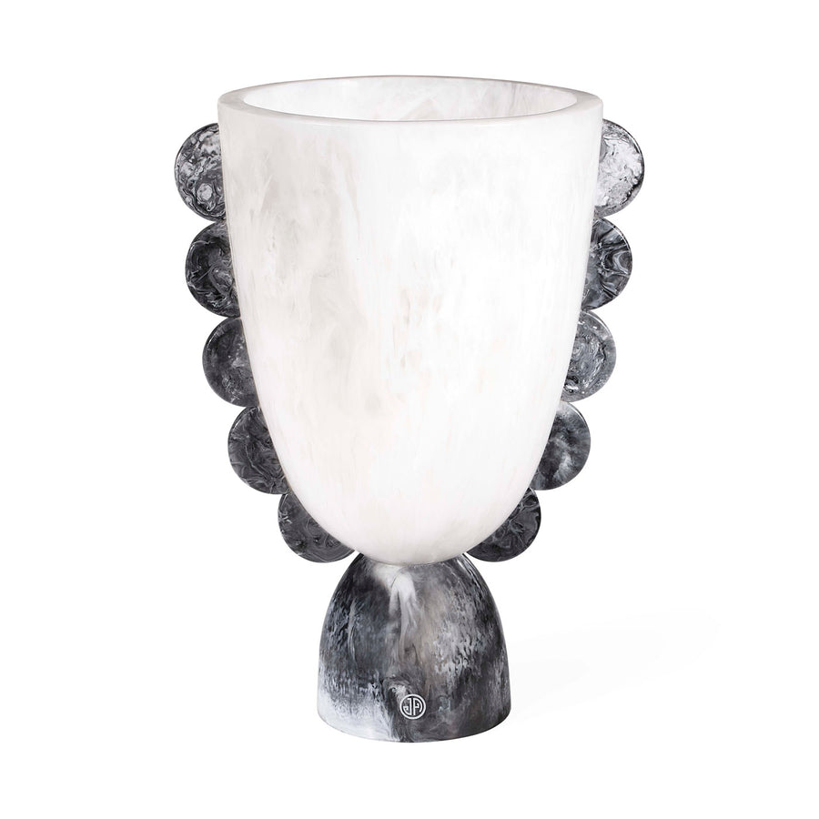 Como Black & White Scalloped Urn Jonathan Adler Default Title