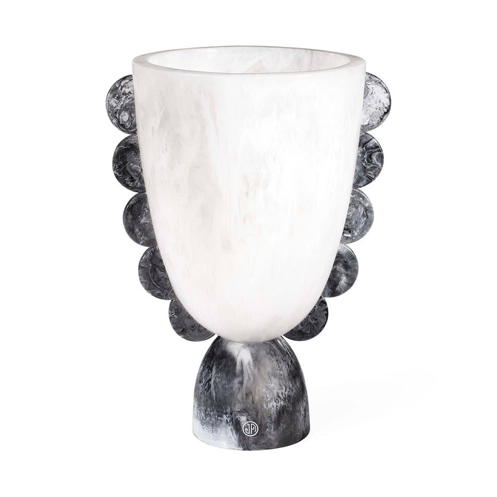 Como Black & White Scalloped Urn Jonathan Adler Default Title