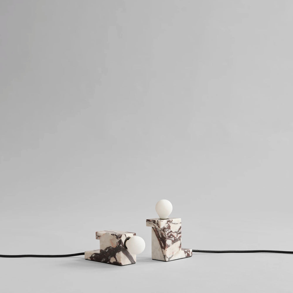 Brick Lamp, Tall - Calacatta Lamp 101 Copenhagen   