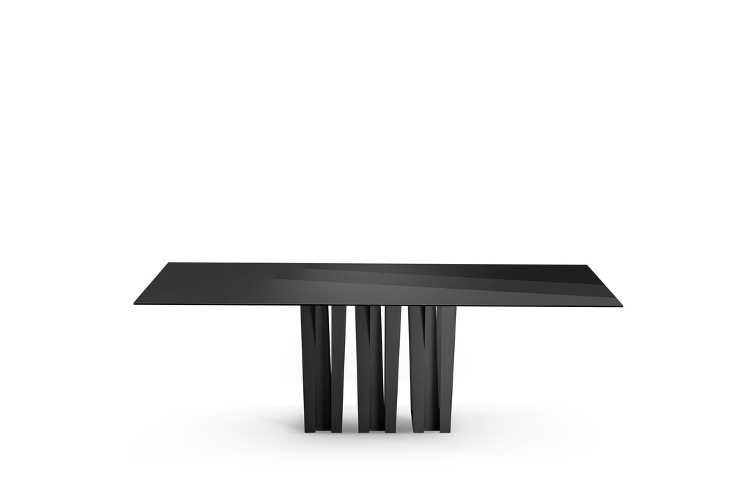 NARCISO GLASS DINING TABLE Dining Table Eforma   