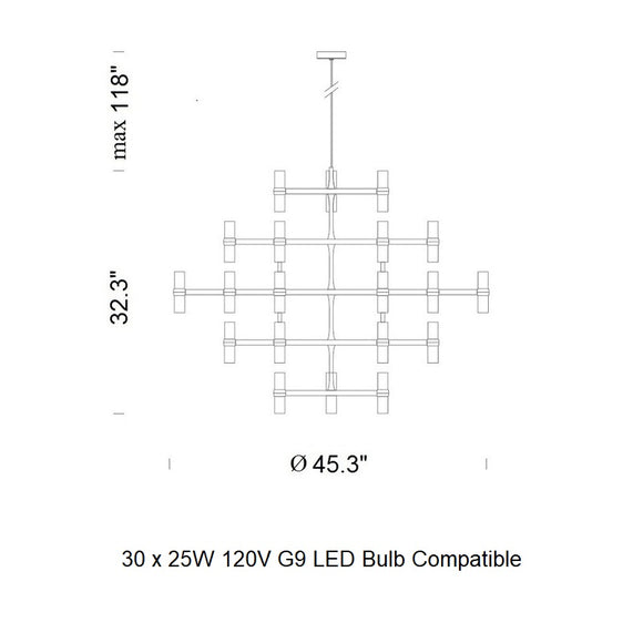 Crown Major Pendant Light Chandeliers NEMO