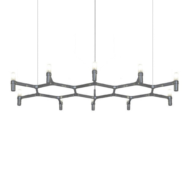 Crown Plana Pendant Light NEMO Black Plated