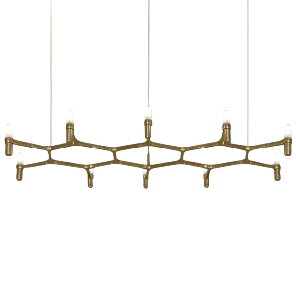 Crown Plana Pendant Light NEMO Gold Plated