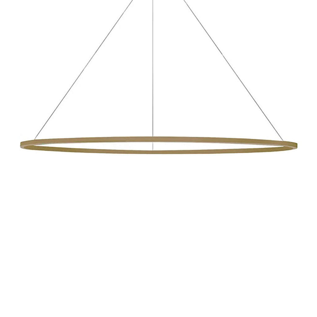 Ellisse Major Pendant Light Lighting NEMO Gold Polished Anodized Uplight 3000K - Soft White
