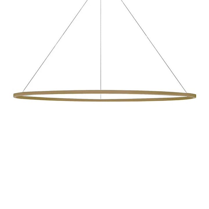 Ellisse Major Pendant Light Lighting NEMO Gold Polished Anodized Uplight 3000K - Soft White