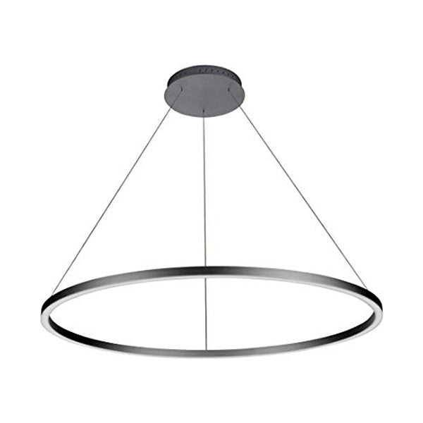 Ellisse Minor Pendant Light Lighting NEMO Black Uplight 3000K - Soft White