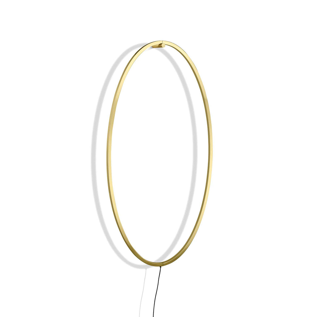 Ellisse Wall Sconce Wall Light Fixtures NEMO Gold Polished Anodized