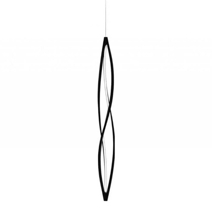 In the Wind Vertical Pendant Light Lighting NEMO Black 3000K - Soft White