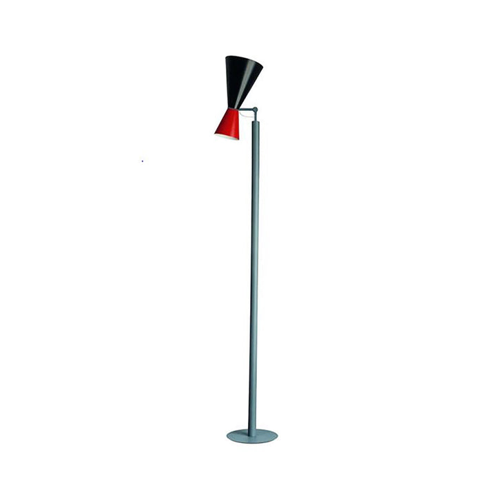 Le Corbusier Parliament Floor Lamp Floor Lamps NEMO Black / Red