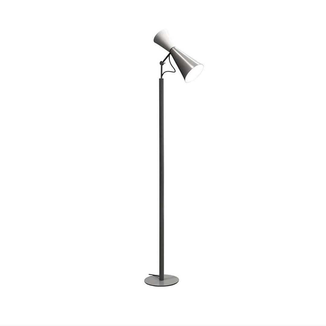 Le Corbusier Parliament Floor Lamp Floor Lamps NEMO Whitewash / Grey