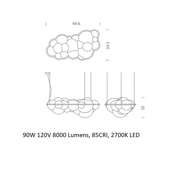 Nuvola Pendant Light Lighting NEMO