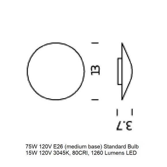 Soleil Flush Mount Lighting Fixtures NEMO