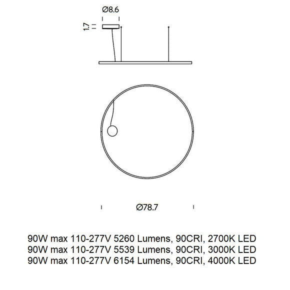 Zirkol Circle LED Pendant Light Lighting NEMO