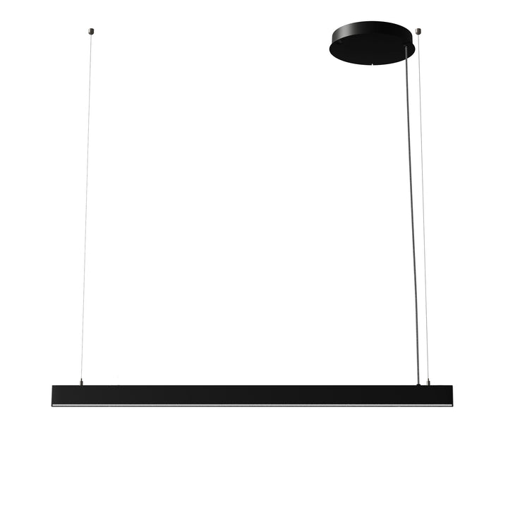 Zirkol Linear LED Pendant Light Lighting NEMO Black Small: 39.4 in width Downlight / 2700K - Warm White