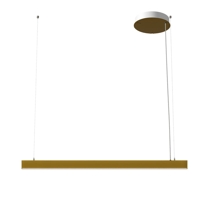 Zirkol Linear LED Pendant Light Lighting NEMO Gold Small: 39.4 in width Downlight / 2700K - Warm White