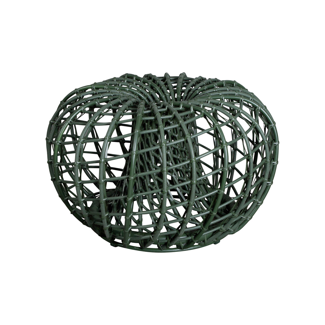 Nest Outdoor Footstool Outdoor Ottomans Cane-line Dark Green Small: 26.4 in diameter Footstool Only