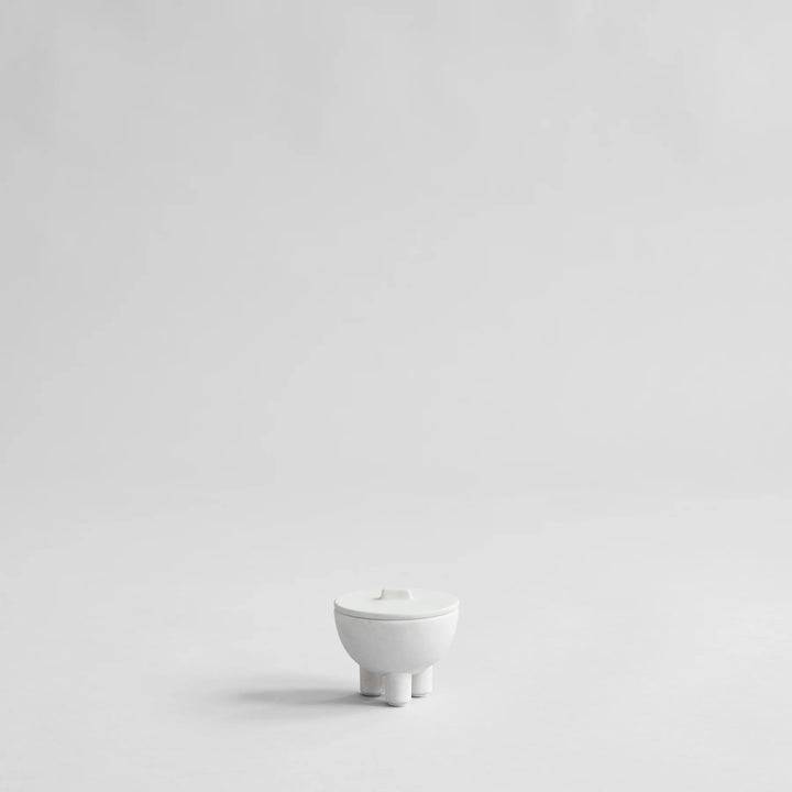 Duck Jar, Mini - Bone White Decorative Jar 101 Copenhagen   