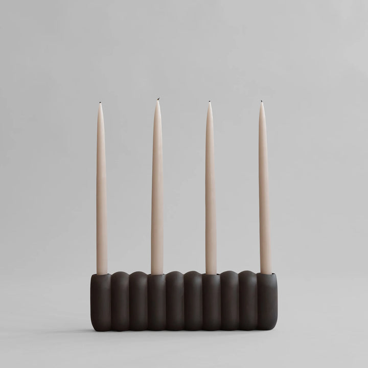 Tube Candle Holder, Big - Coffee Candle Holder 101 Copenhagen   
