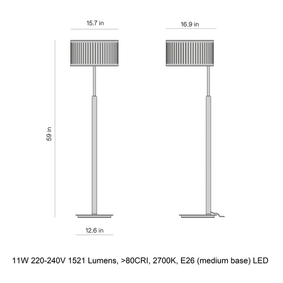 Autumn LED Floor Lamp Floor Lamps Nomon