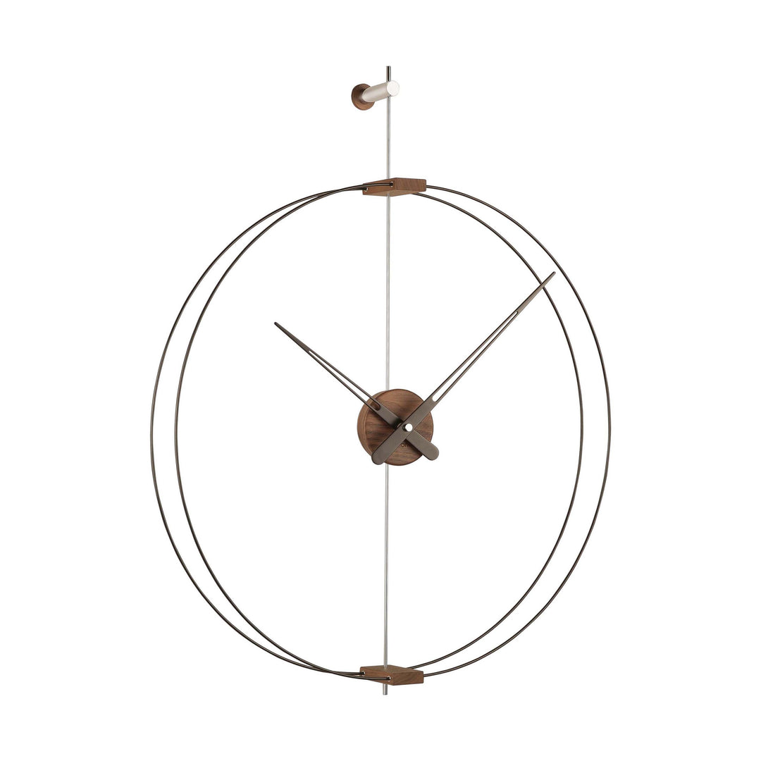 Barcelona Wall Clock Wall Clocks Nomon Black / Walnut Mini: 26 in width