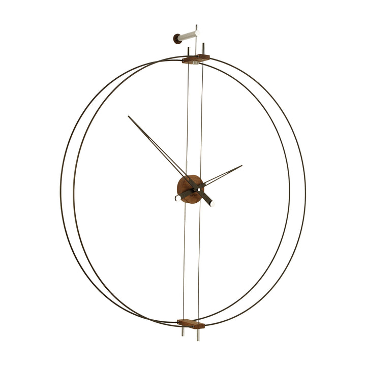 Barcelona Wall Clock Wall Clocks Nomon Black / Walnut Large: 35.4 in width