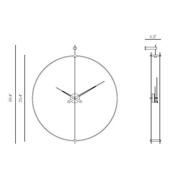Barcelona Wall Clock Wall Clocks Nomon