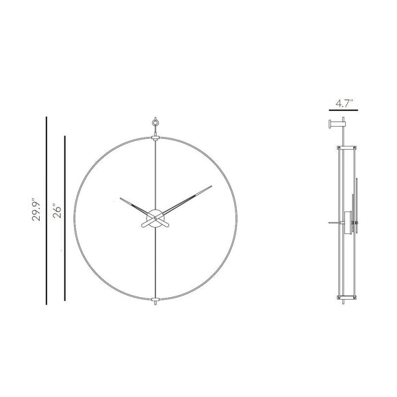 Barcelona Wall Clock Wall Clocks Nomon