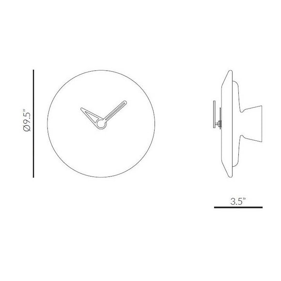 Bari Wall Clock Wall Clocks Nomon