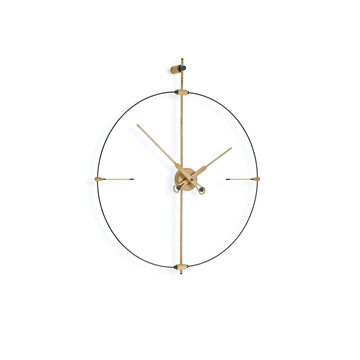 Bilbao Premium Clock Wall Clocks Nomon Black / Oak Mini: 30.7 in width